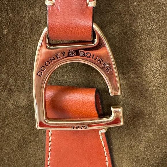 Dooney & Bourke Suede Brynn Olive - Picture 10 of 14